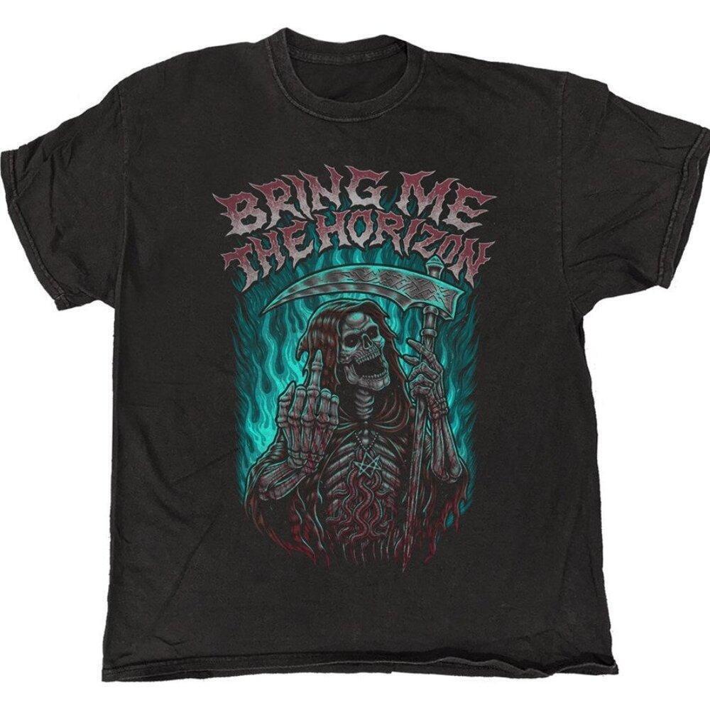 Bring Me The Horizon Reaper Finger Style Metalcore Unisex T-Shirt 165